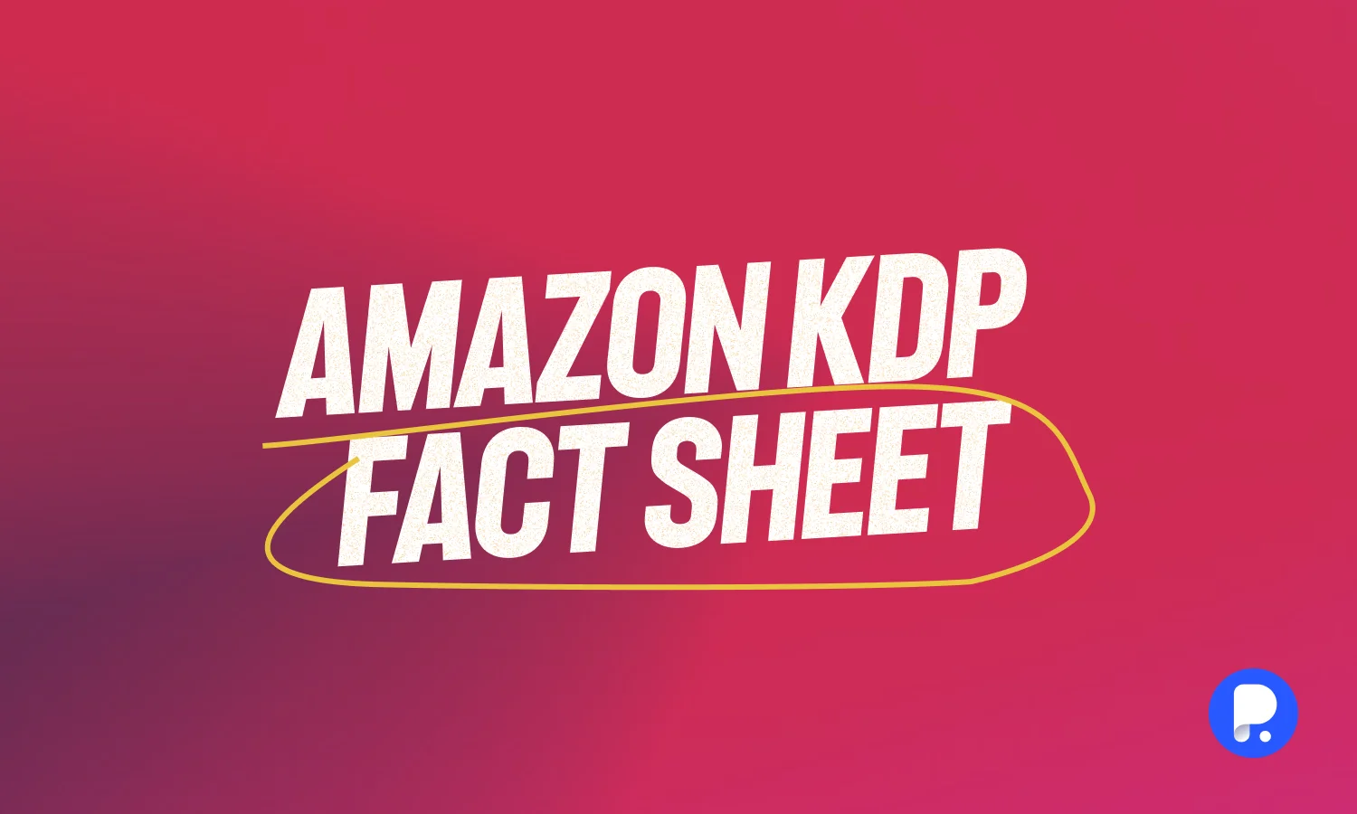 Amazon KDP Fact Sheet [INFOGRAPHIC]